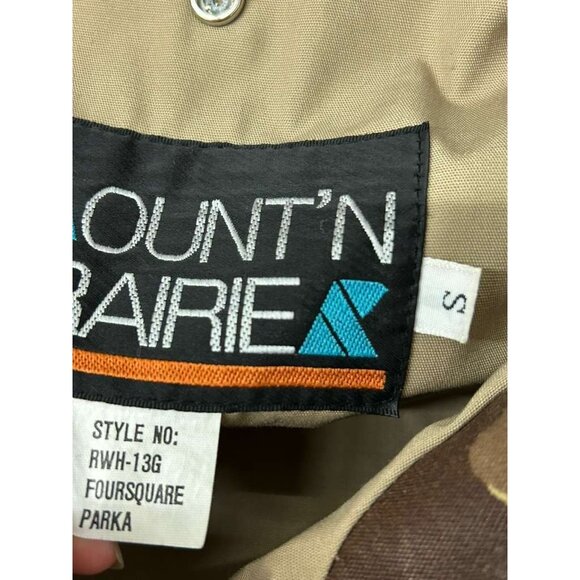 Mount'n Prairie Men's Small Camo Hunting Coat Jacket Foursquare Parka - Picture 3 of 16